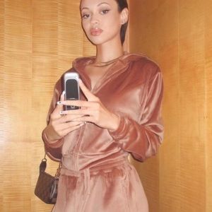 SKIMS Velvety Tan Hoodie